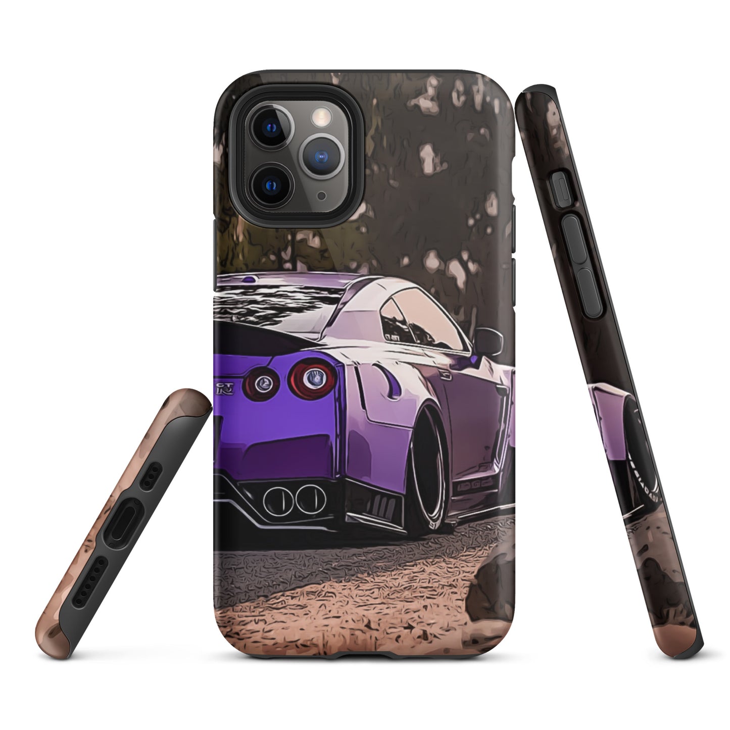 Purple R35 GTR iPhone case