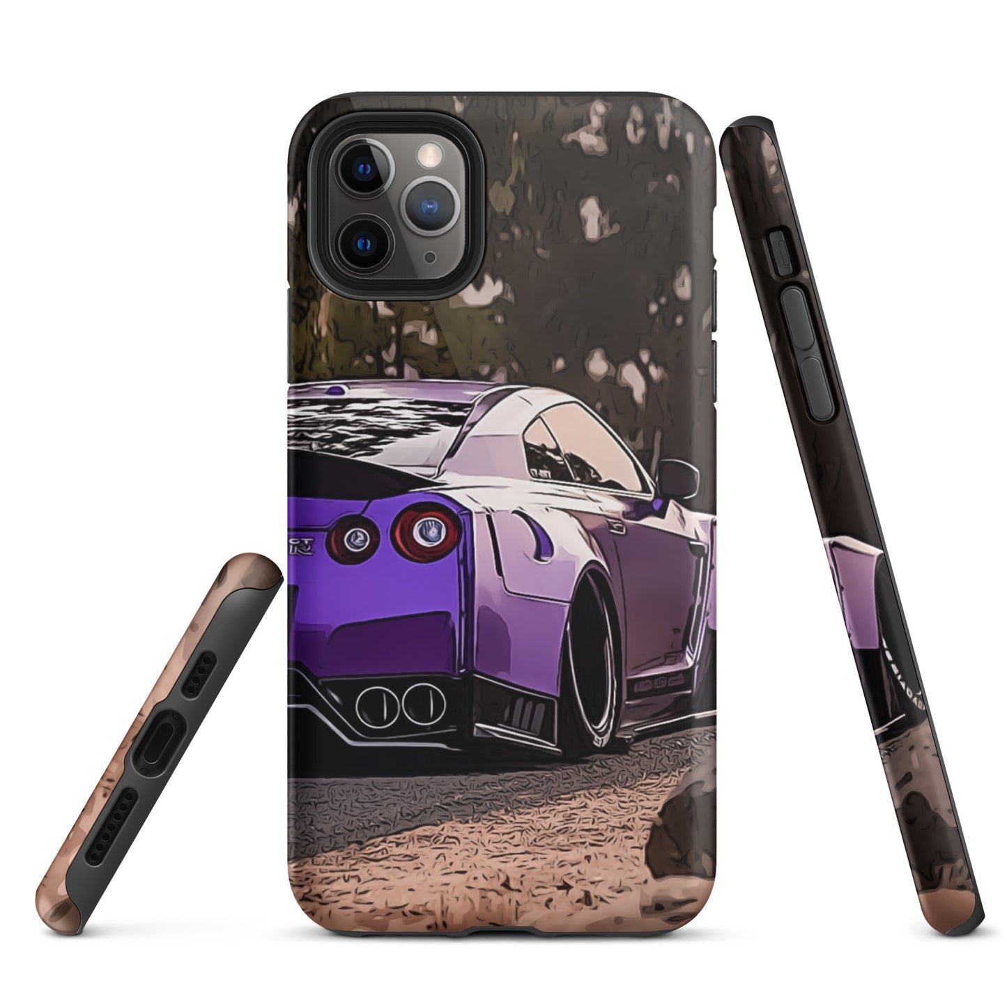 Purple R35 GTR iPhone case