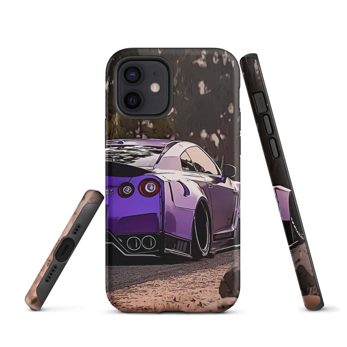 Purple R35 GTR iPhone case