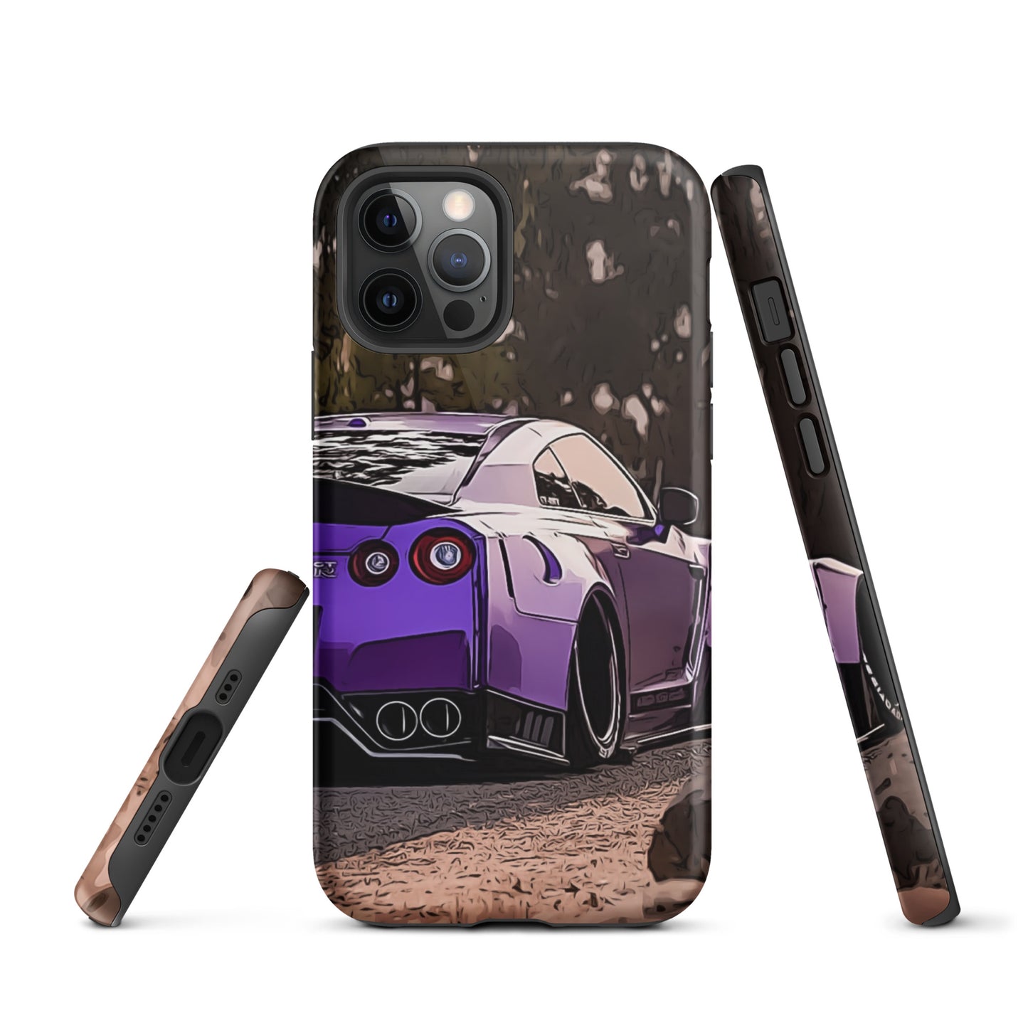 Purple R35 GTR iPhone case