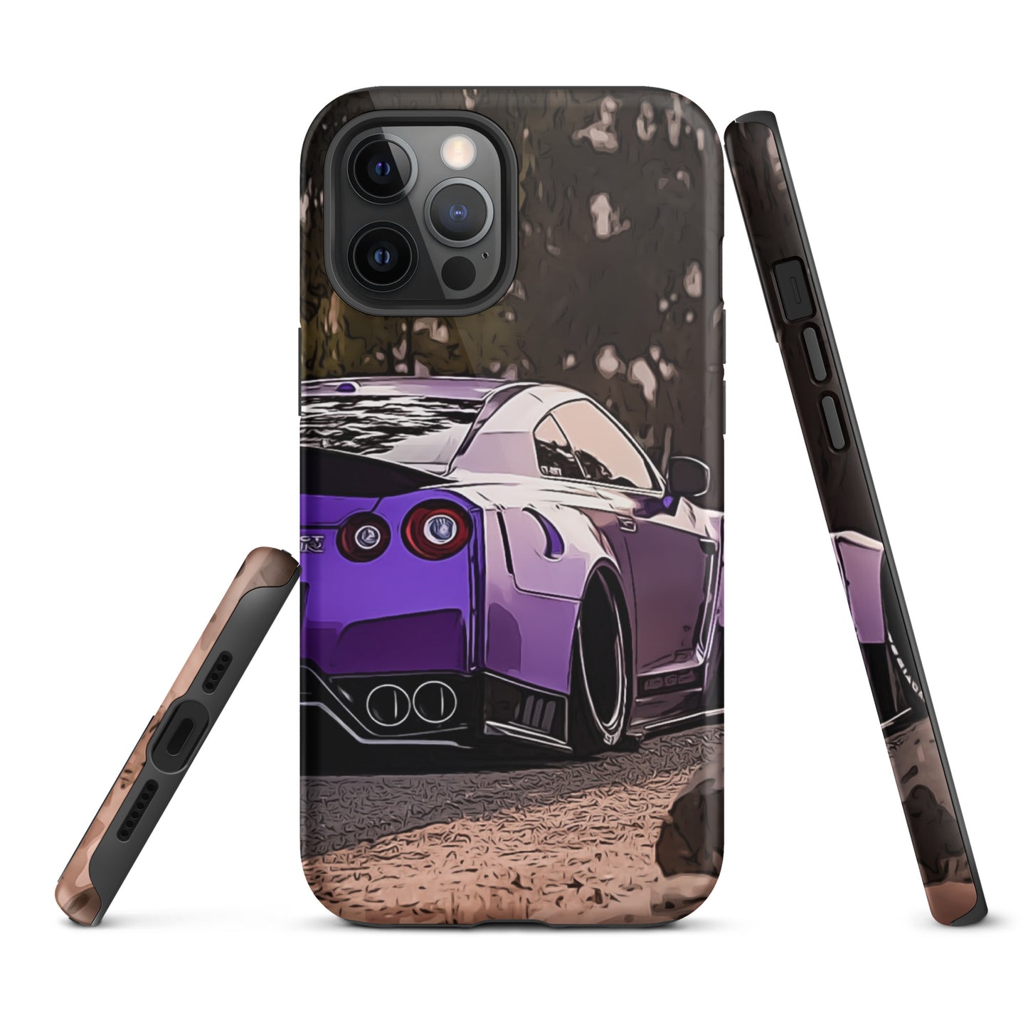 Purple R35 GTR iPhone case