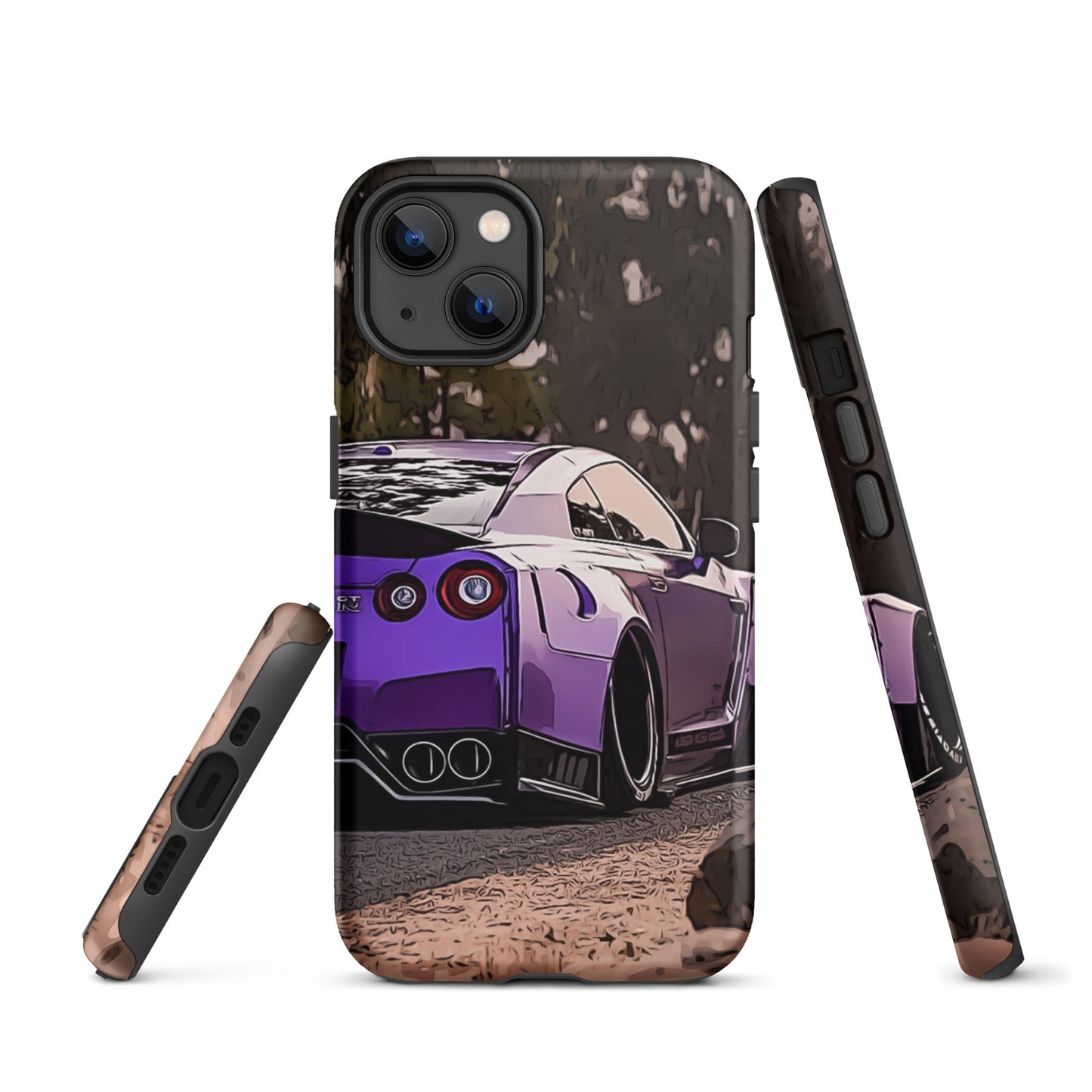 Purple R35 GTR iPhone case