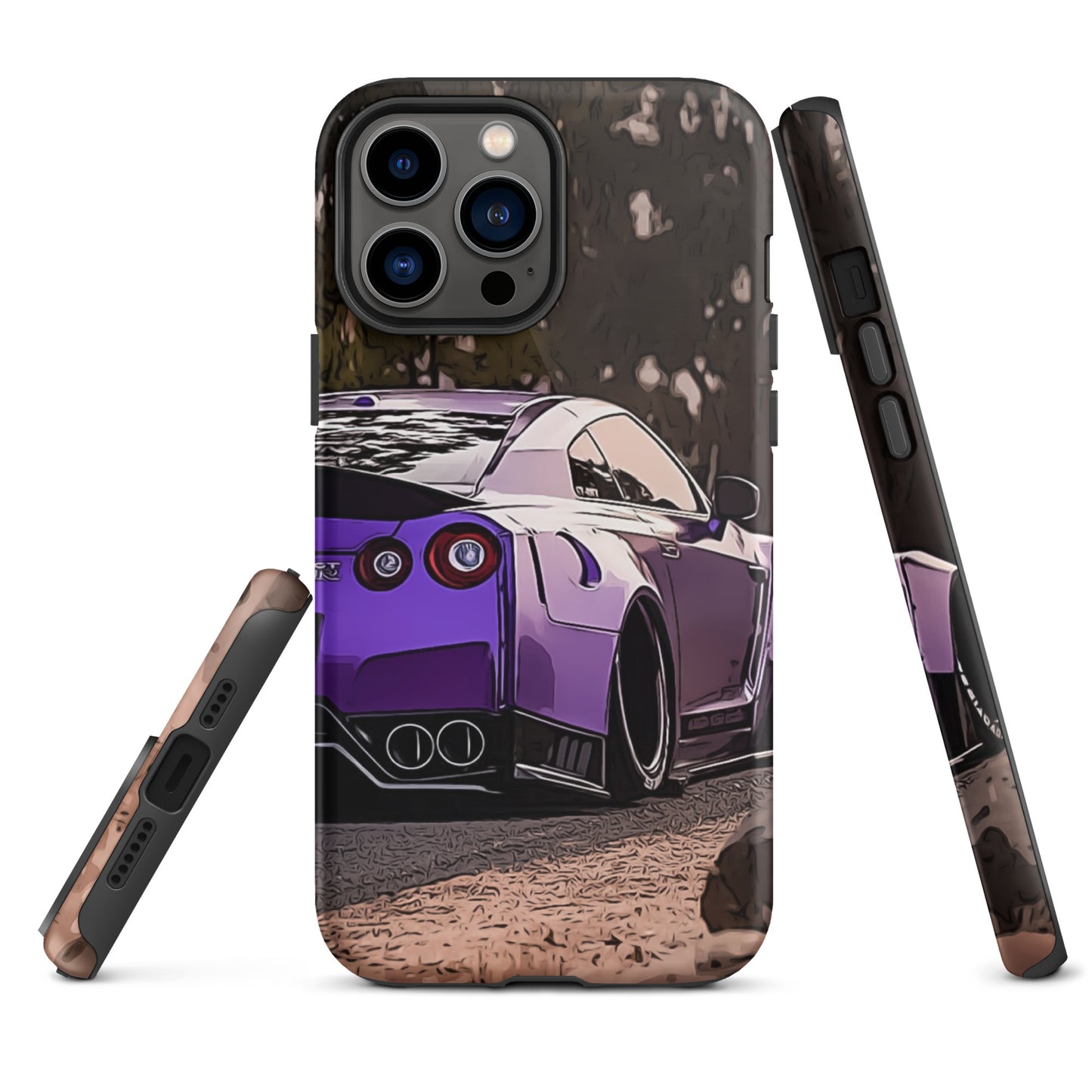 Purple R35 GTR iPhone case