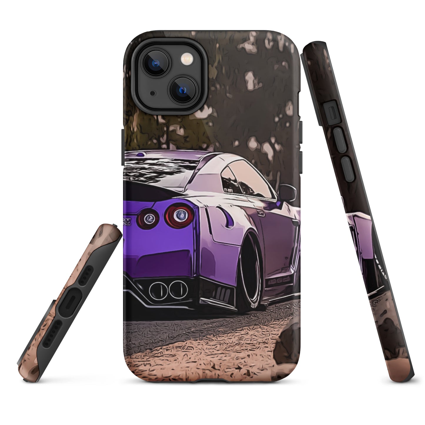 Purple R35 GTR iPhone case