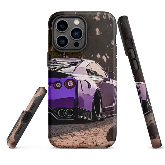 Purple R35 GTR iPhone case