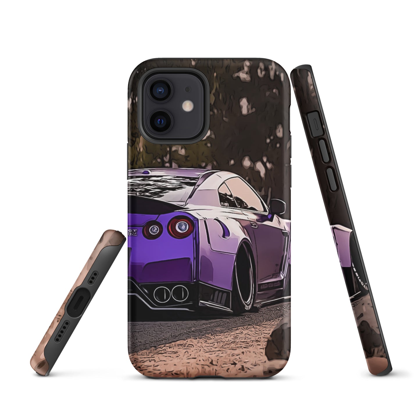 Purple R35 GTR iPhone case