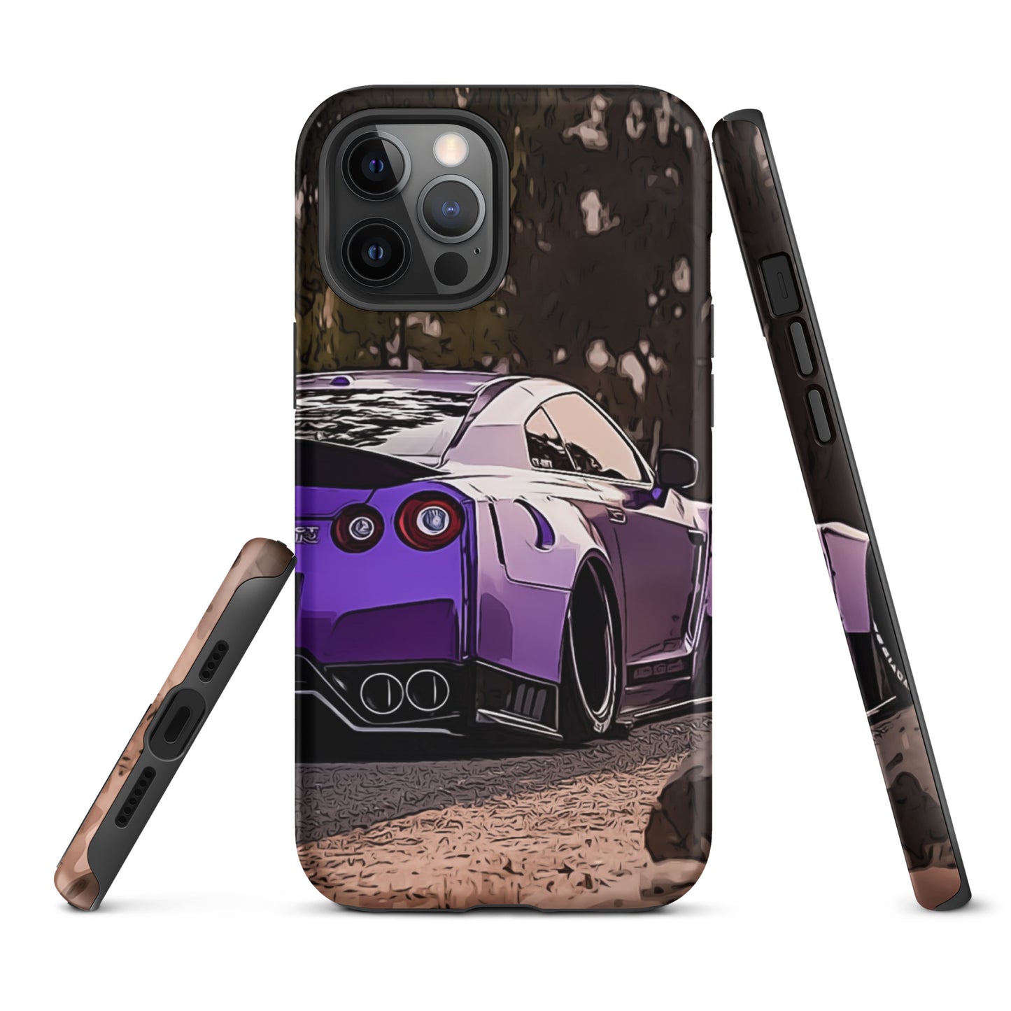 Purple R35 GTR iPhone case