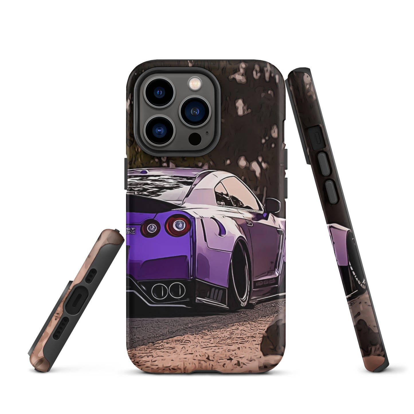 Purple R35 GTR iPhone case