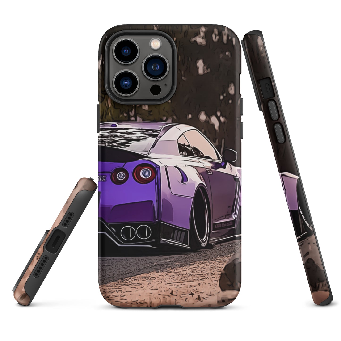 Purple R35 GTR iPhone case