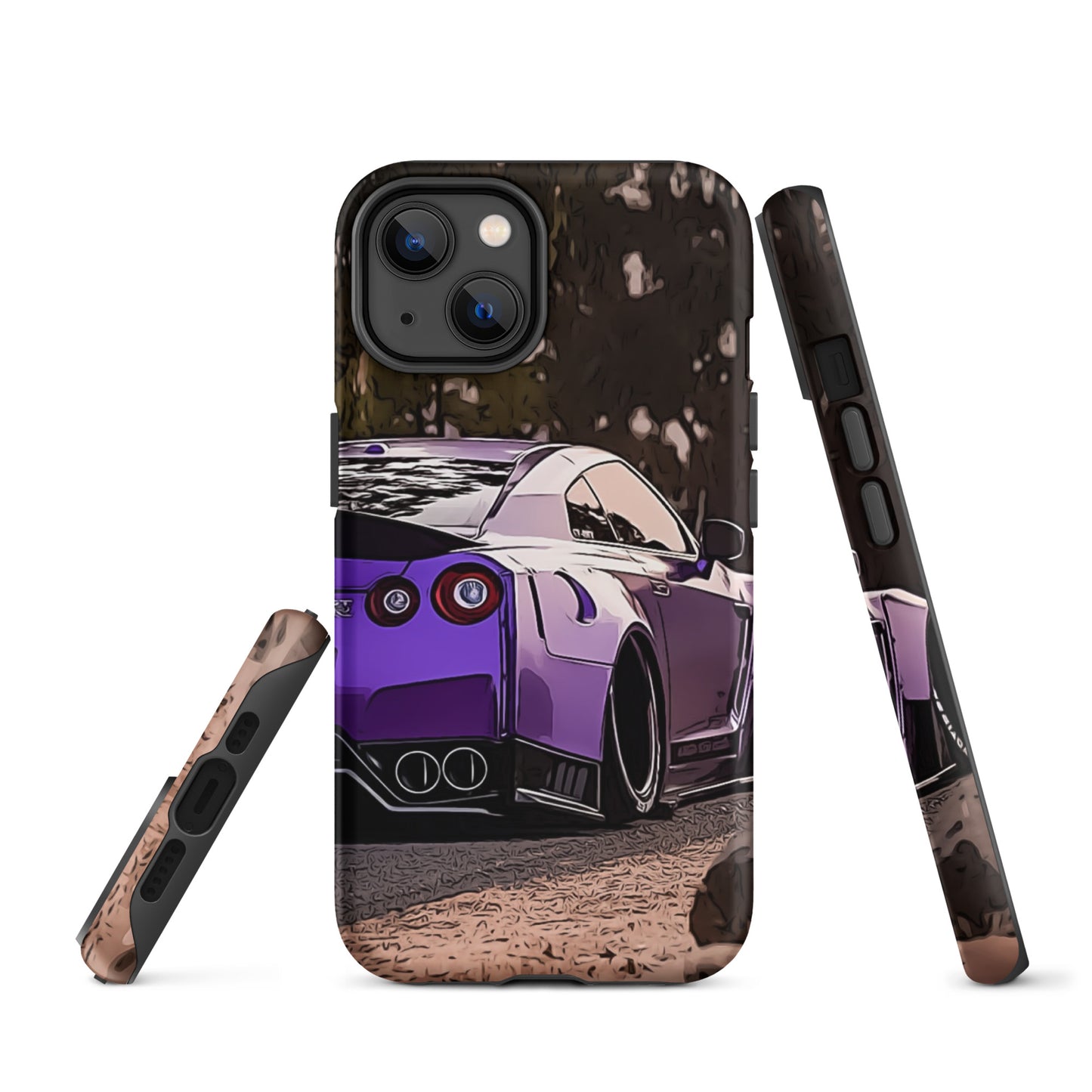 Purple R35 GTR iPhone case