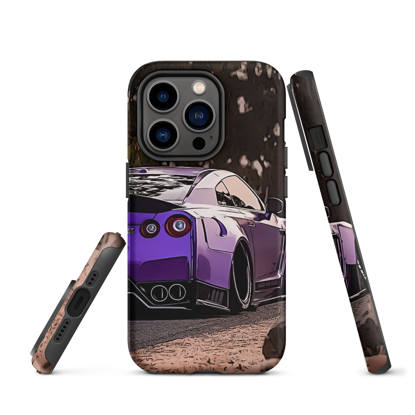 Purple R35 GTR iPhone case