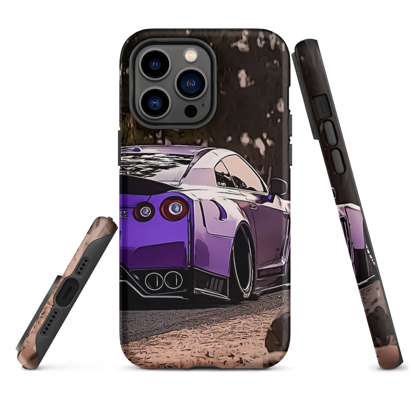 Purple R35 GTR iPhone case