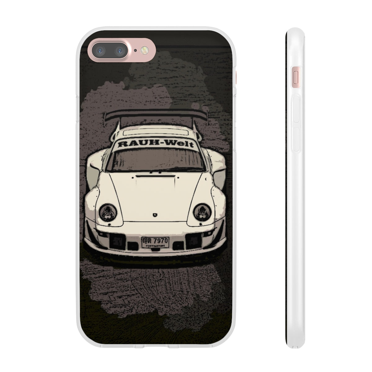 White RWB Sidewayz Life Slim Cases