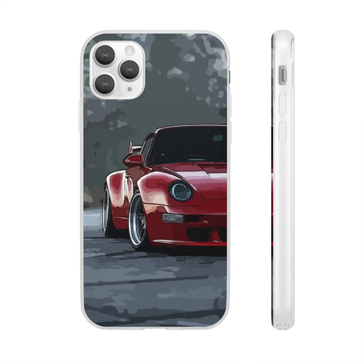 Red RWB Porsche Sidewayz Life Slim Cases