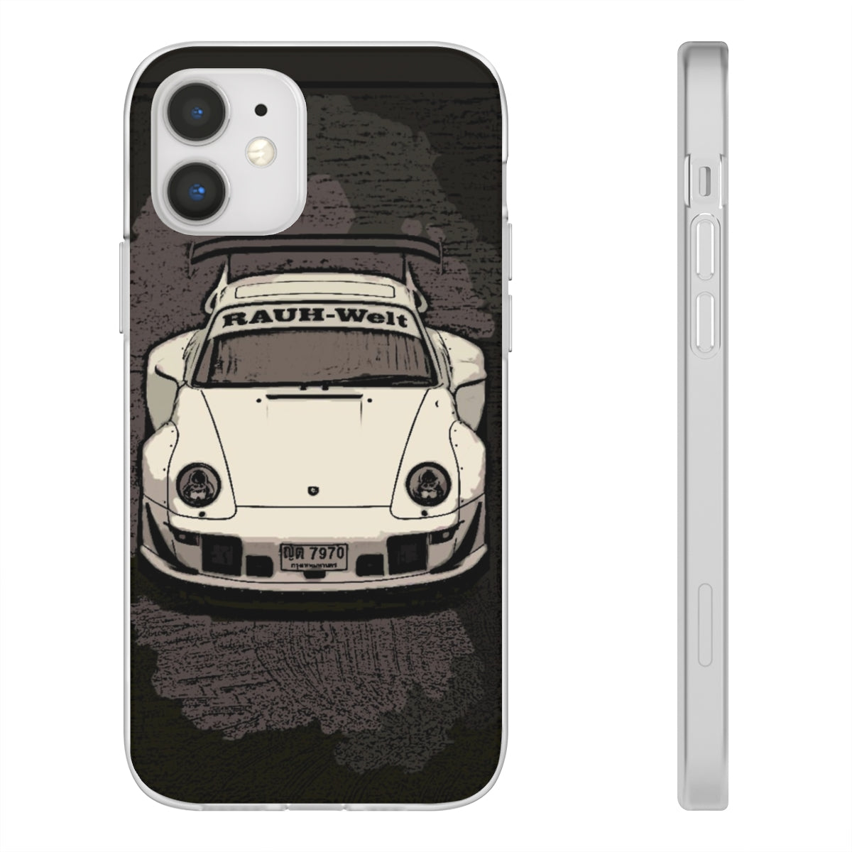 White RWB Sidewayz Life Slim Cases