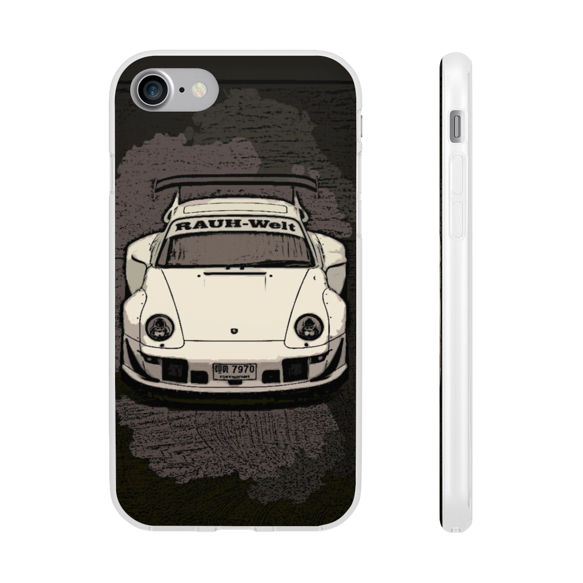 White RWB Sidewayz Life Slim Cases