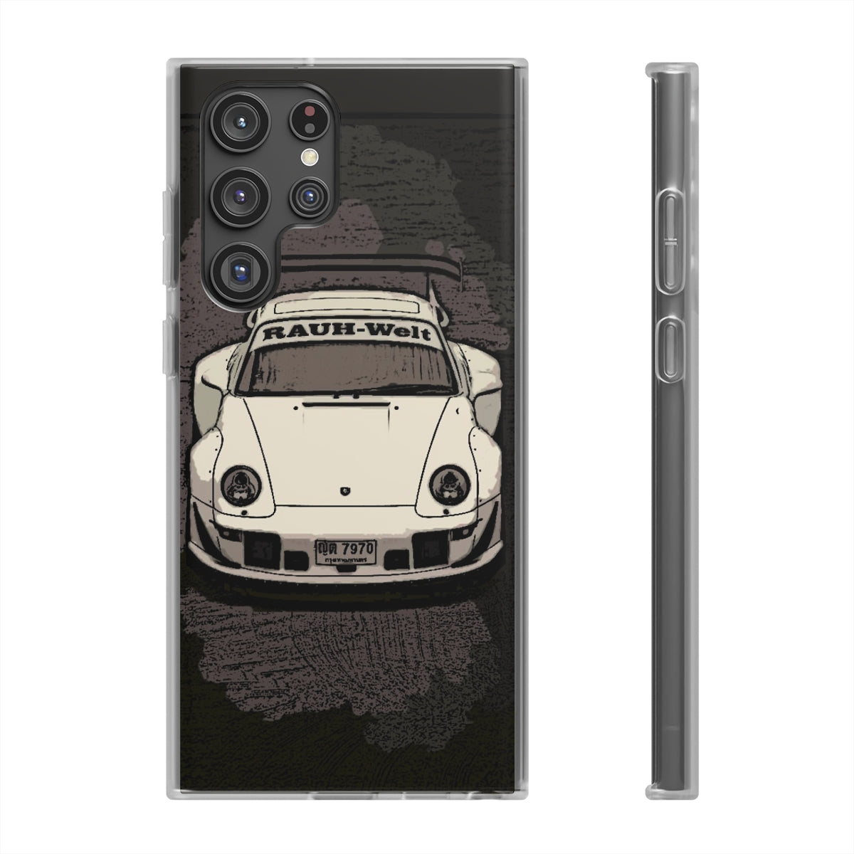 White RWB Sidewayz Life Slim Cases