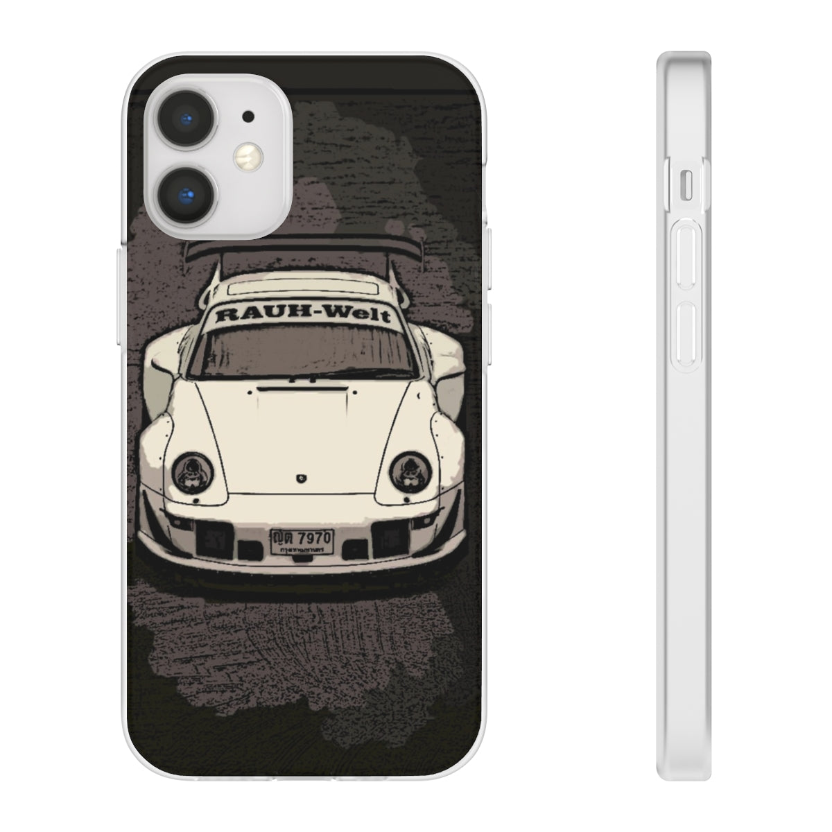 White RWB Sidewayz Life Slim Cases