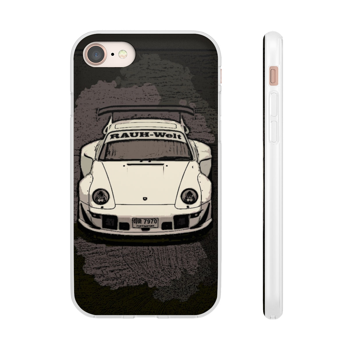 White RWB Sidewayz Life Slim Cases