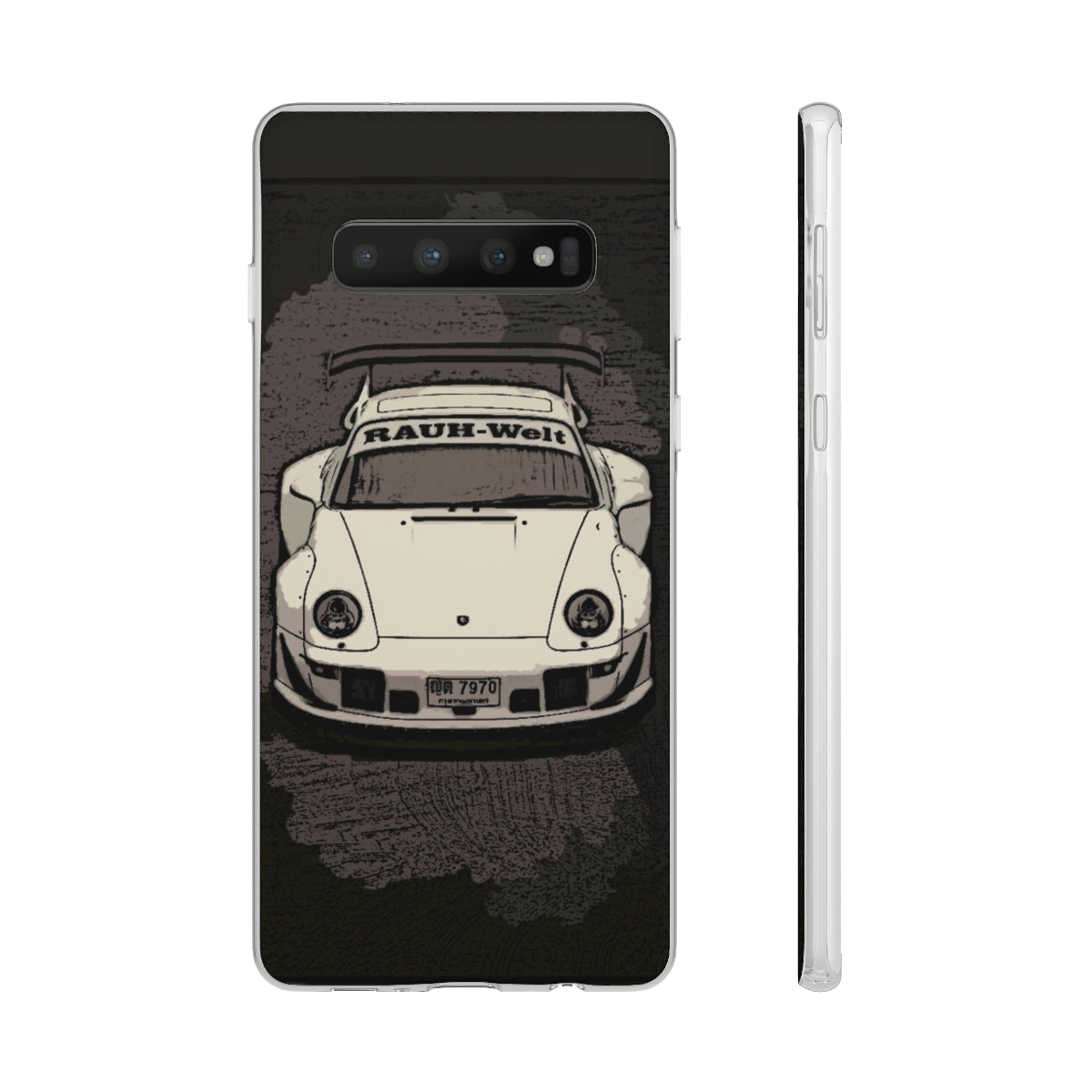 White RWB Sidewayz Life Slim Cases