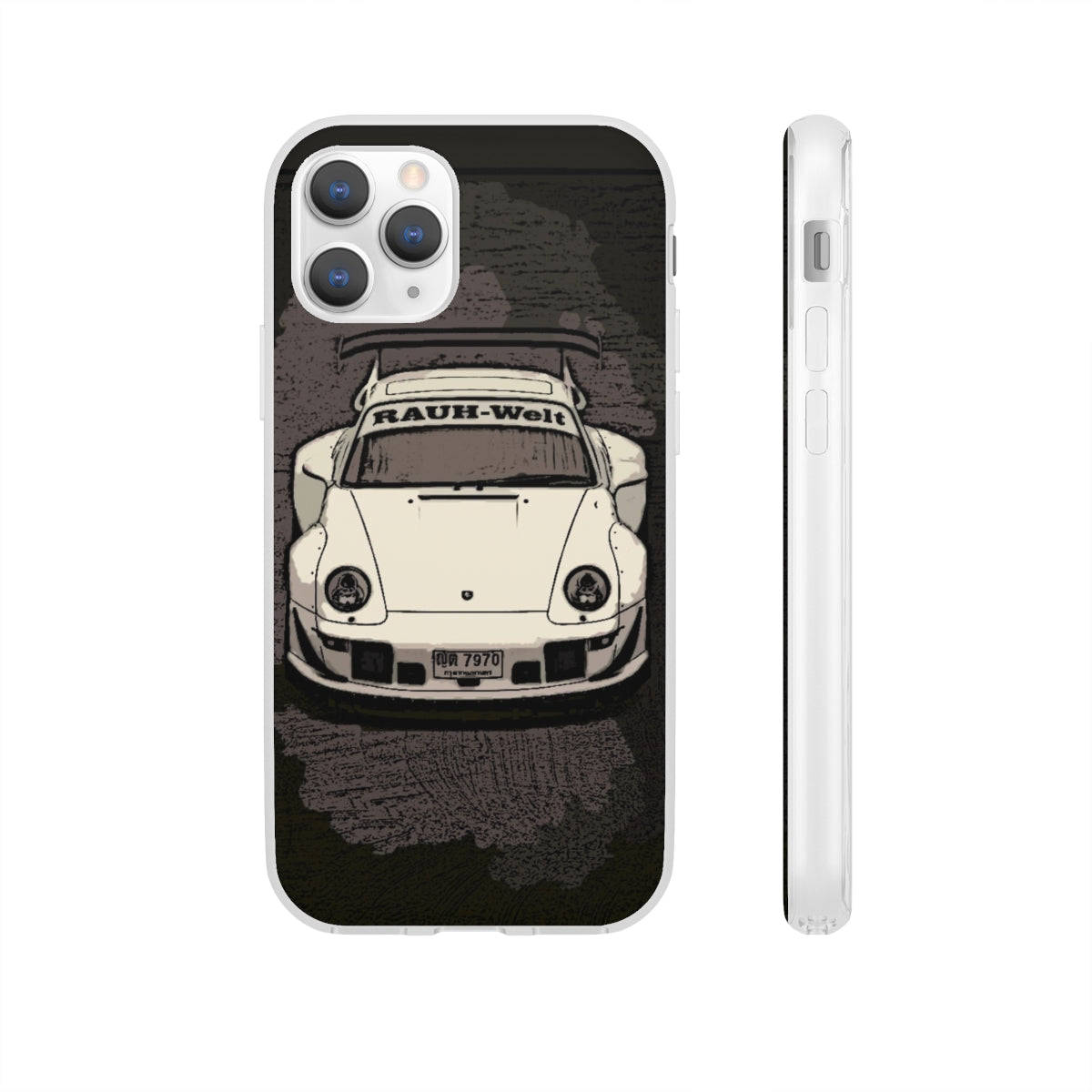 White RWB Sidewayz Life Slim Cases