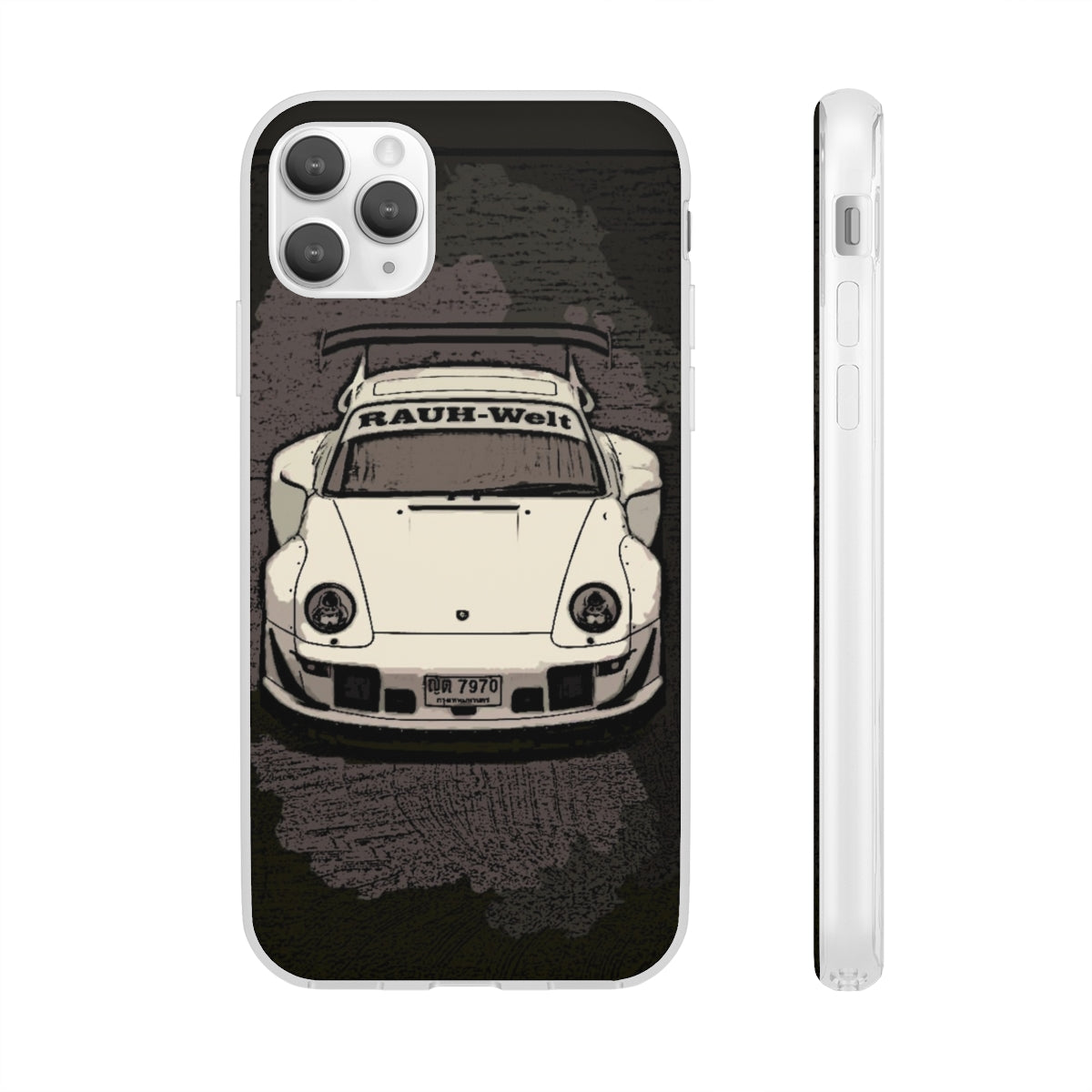 White RWB Sidewayz Life Slim Cases