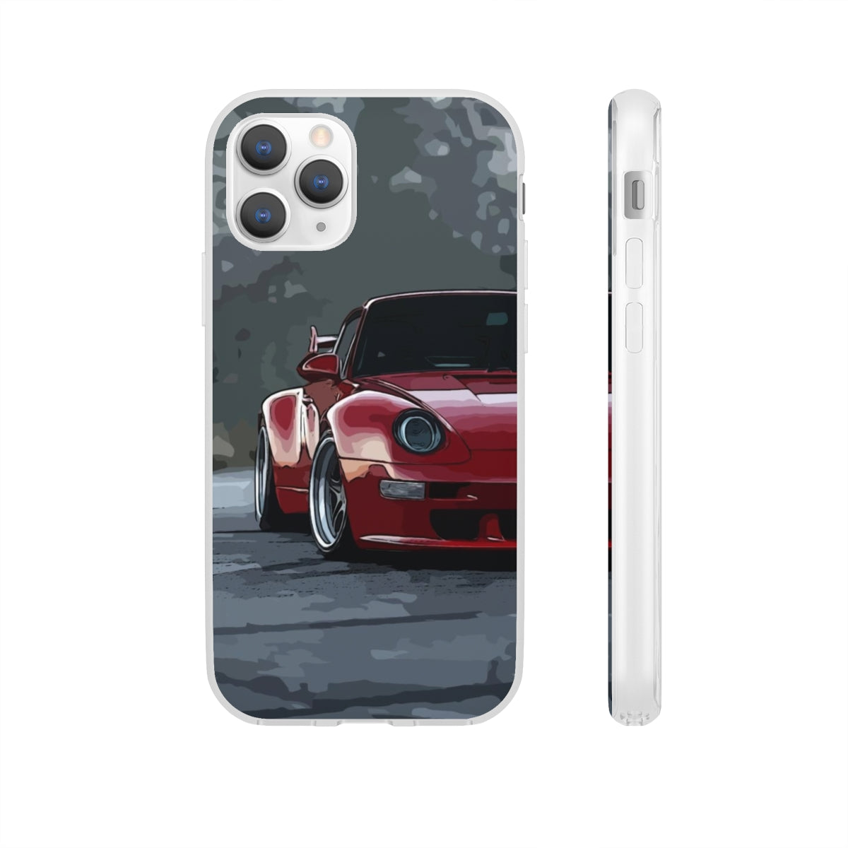 Red RWB Porsche Sidewayz Life Slim Cases