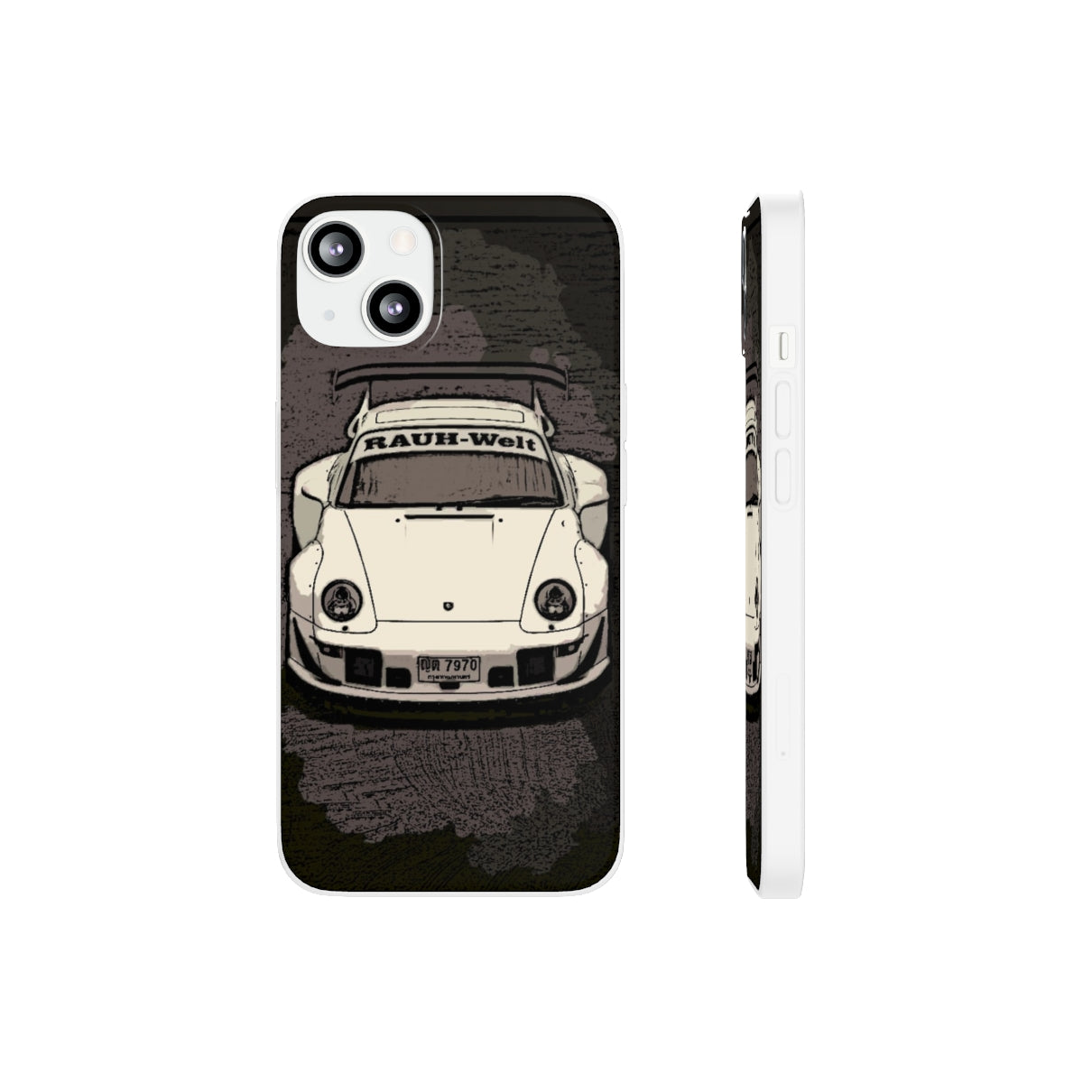 White RWB Sidewayz Life Slim Cases