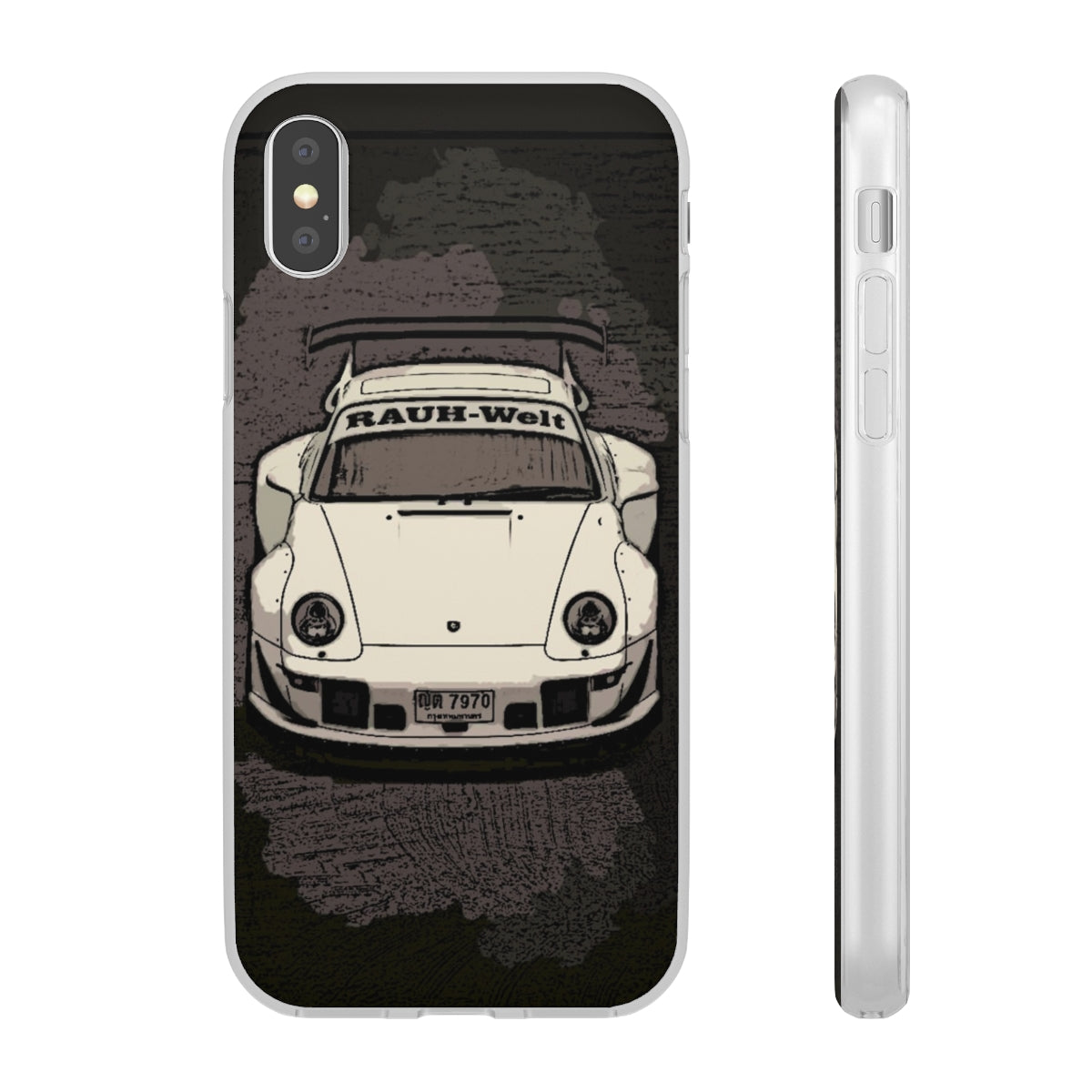 White RWB Sidewayz Life Slim Cases