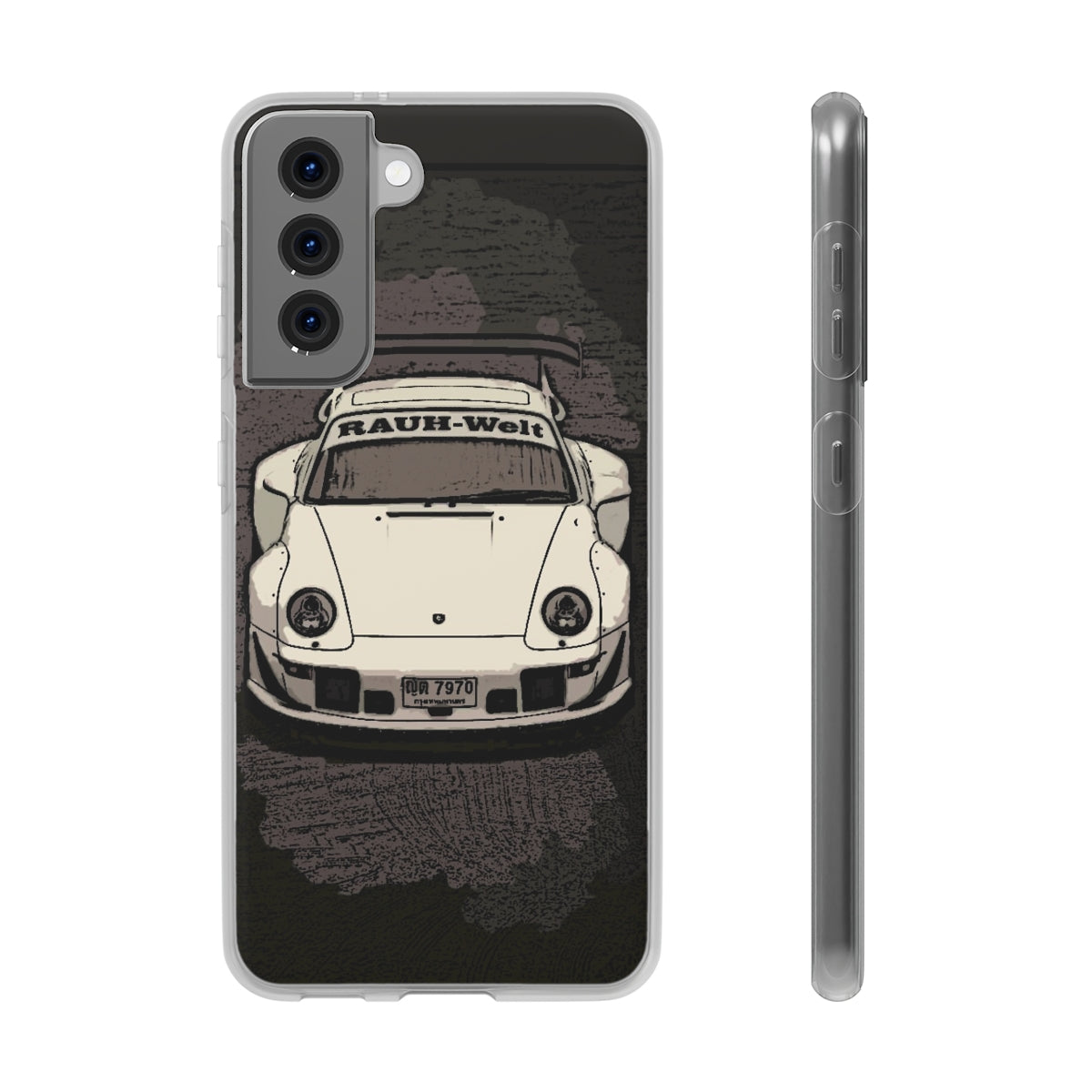 White RWB Sidewayz Life Slim Cases