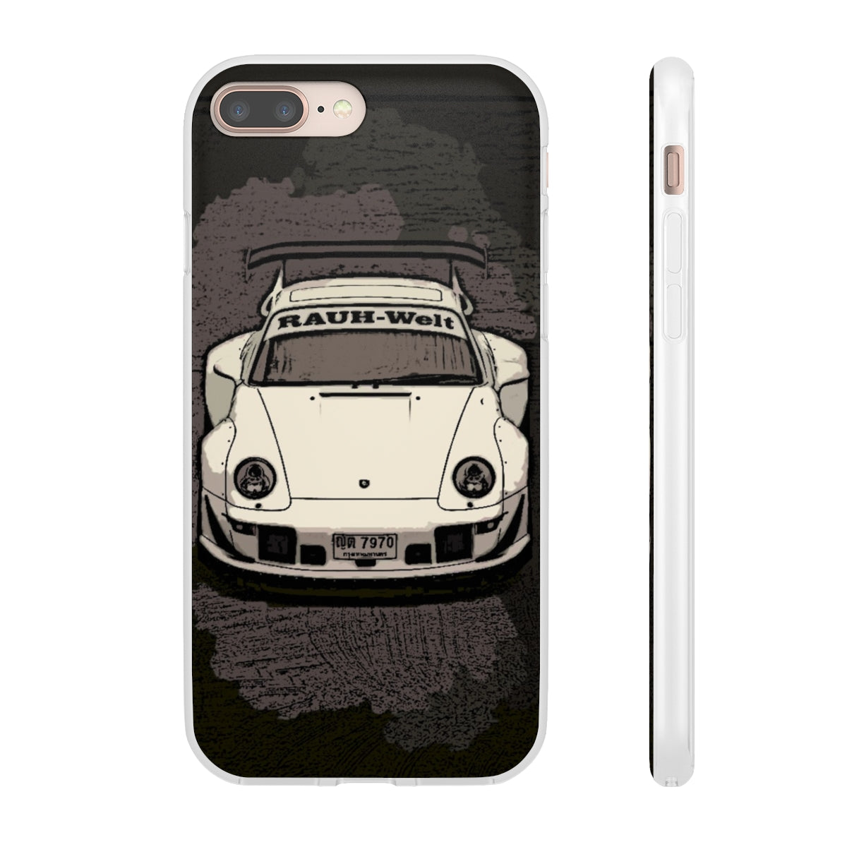 White RWB Sidewayz Life Slim Cases