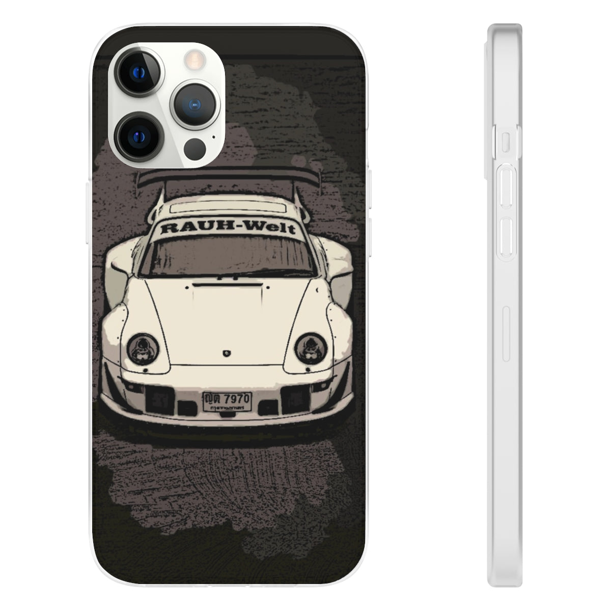 White RWB Sidewayz Life Slim Cases