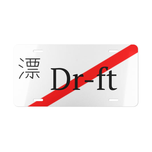 Drift Sidewayz Life license Plate