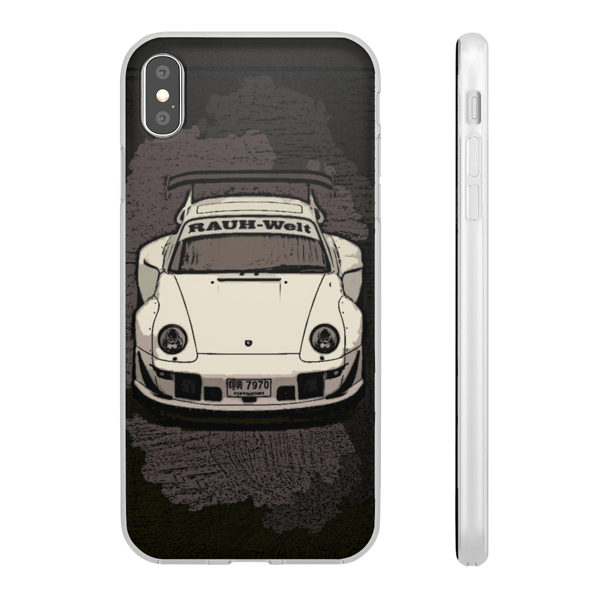 White RWB Sidewayz Life Slim Cases