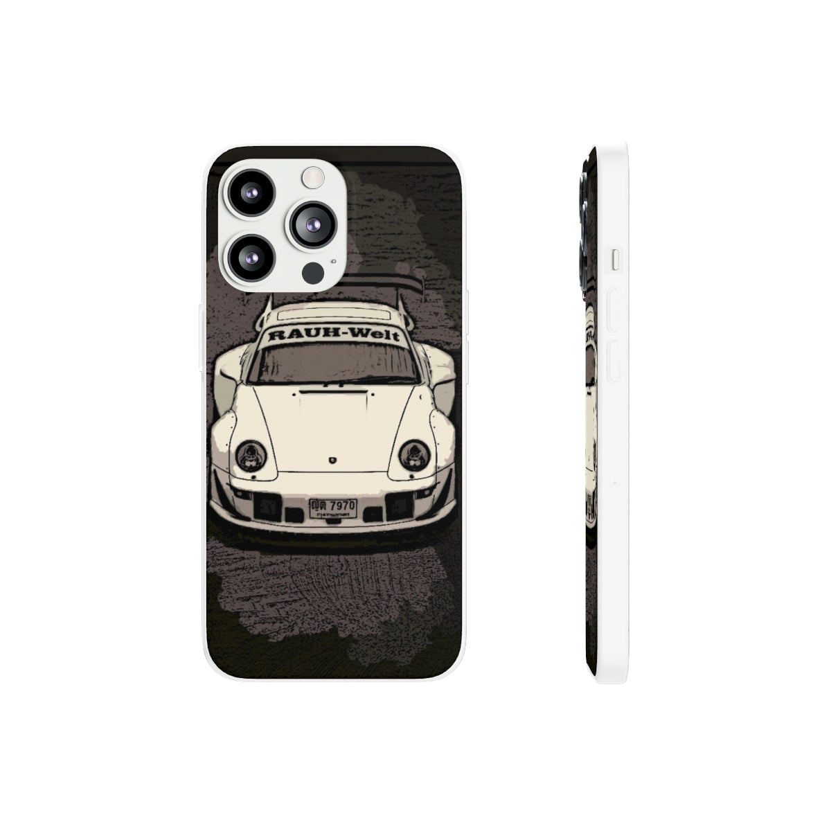 White RWB Sidewayz Life Slim Cases