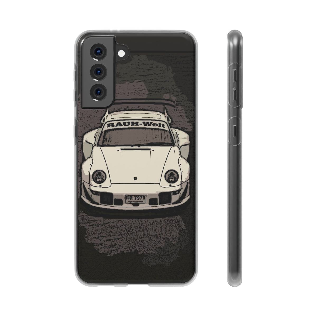 White RWB Sidewayz Life Slim Cases