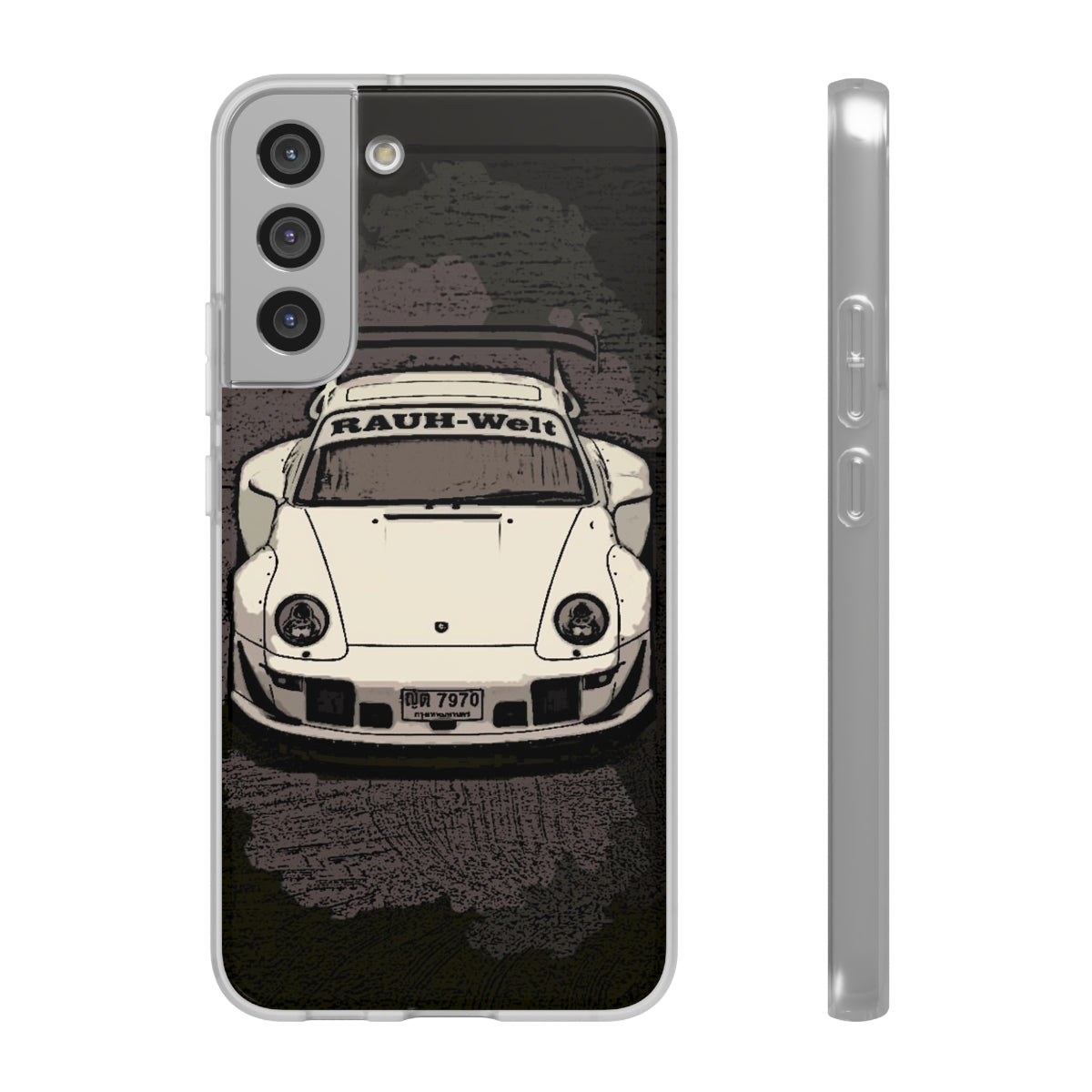 White RWB Sidewayz Life Slim Cases