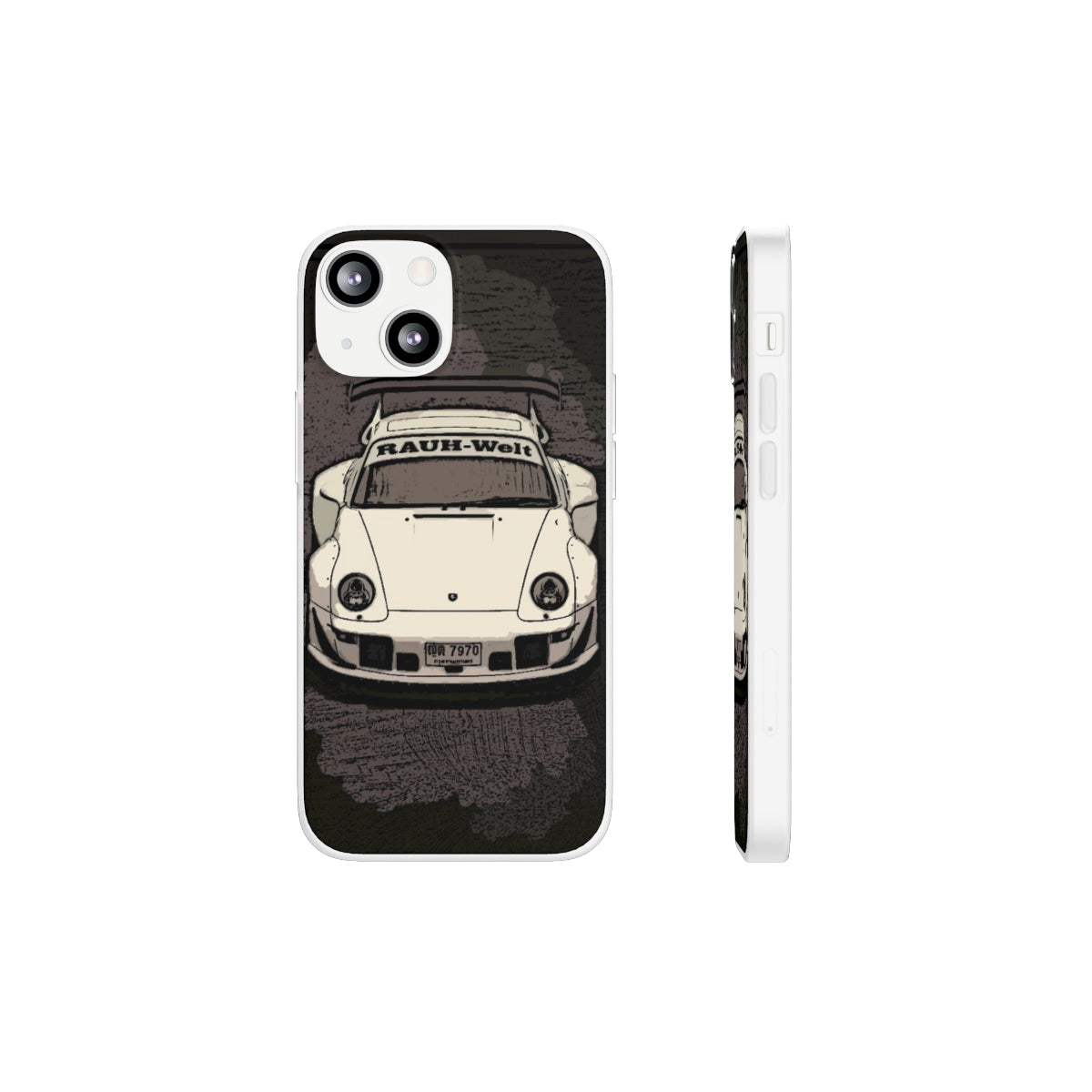 White RWB Sidewayz Life Slim Cases