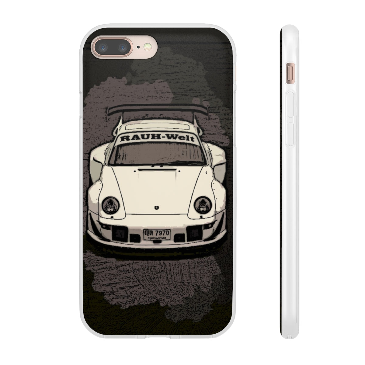 White RWB Sidewayz Life Slim Cases