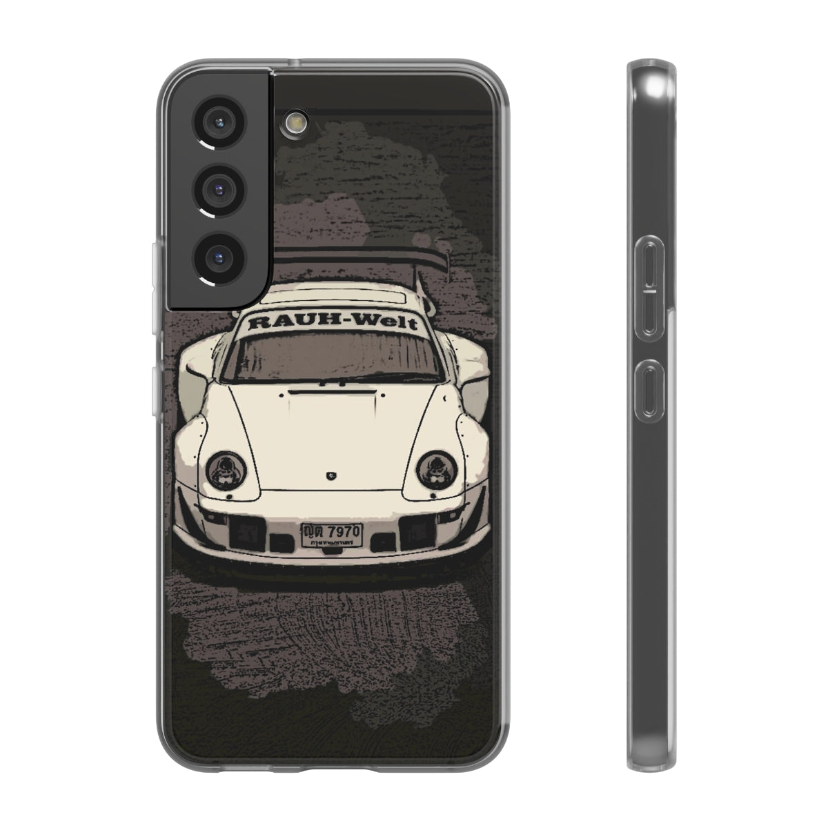 White RWB Sidewayz Life Slim Cases