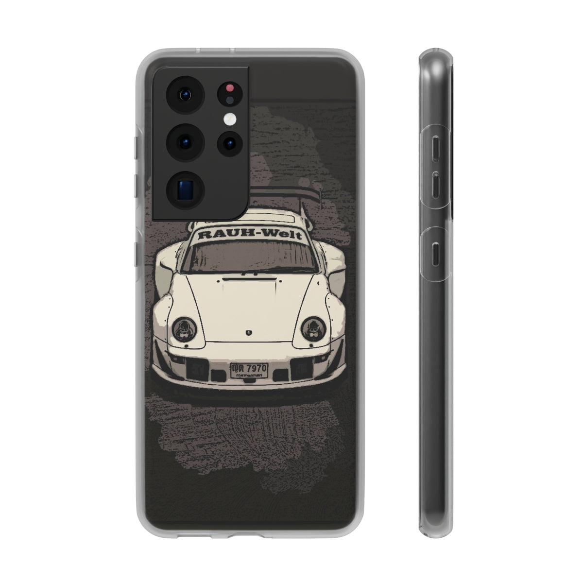 White RWB Sidewayz Life Slim Cases