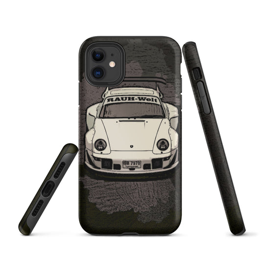 White RWB Porsche iPhone case