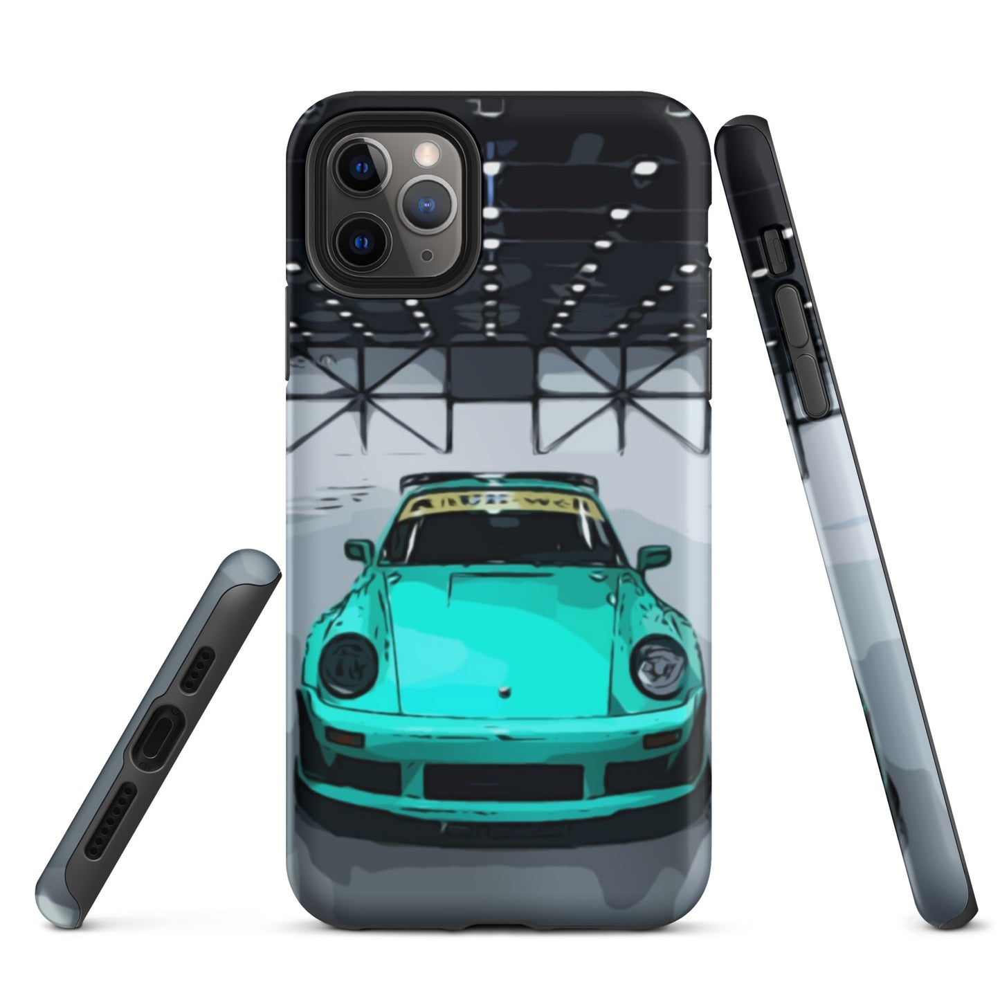 Blue RWB Porsche 911 iPhone Case