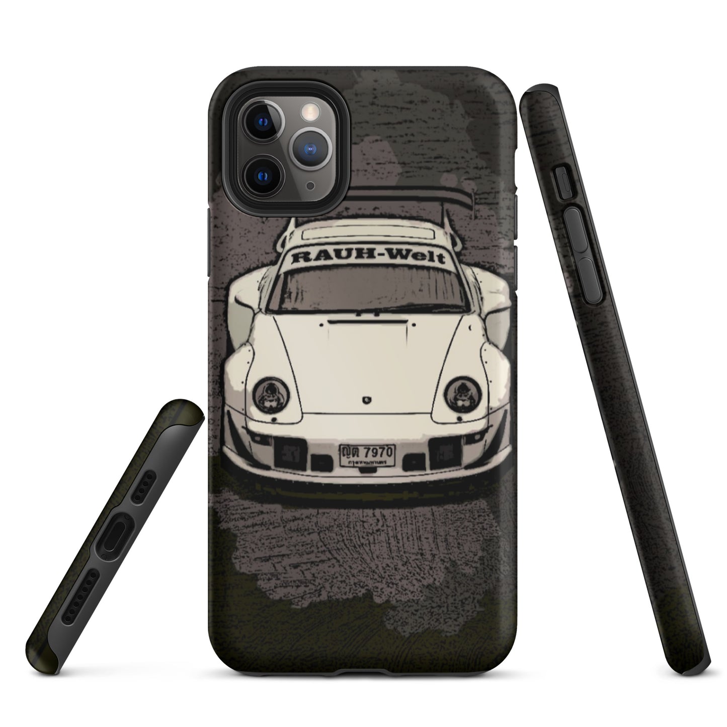 White RWB Porsche iPhone case