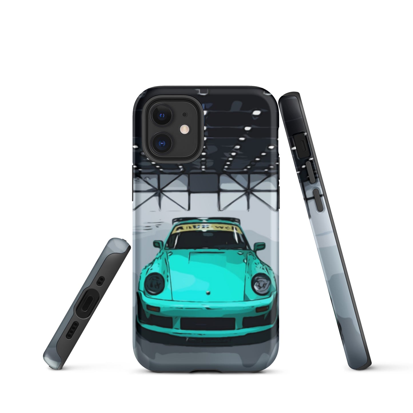 Blue RWB Porsche 911 iPhone Case