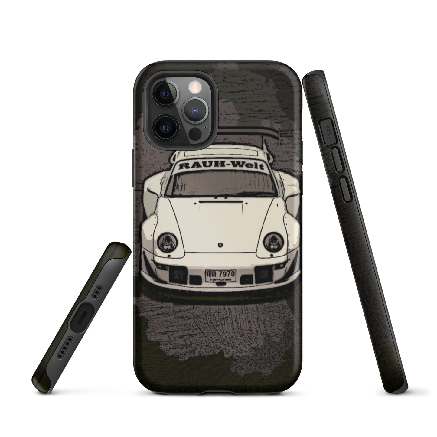 White RWB Porsche iPhone case