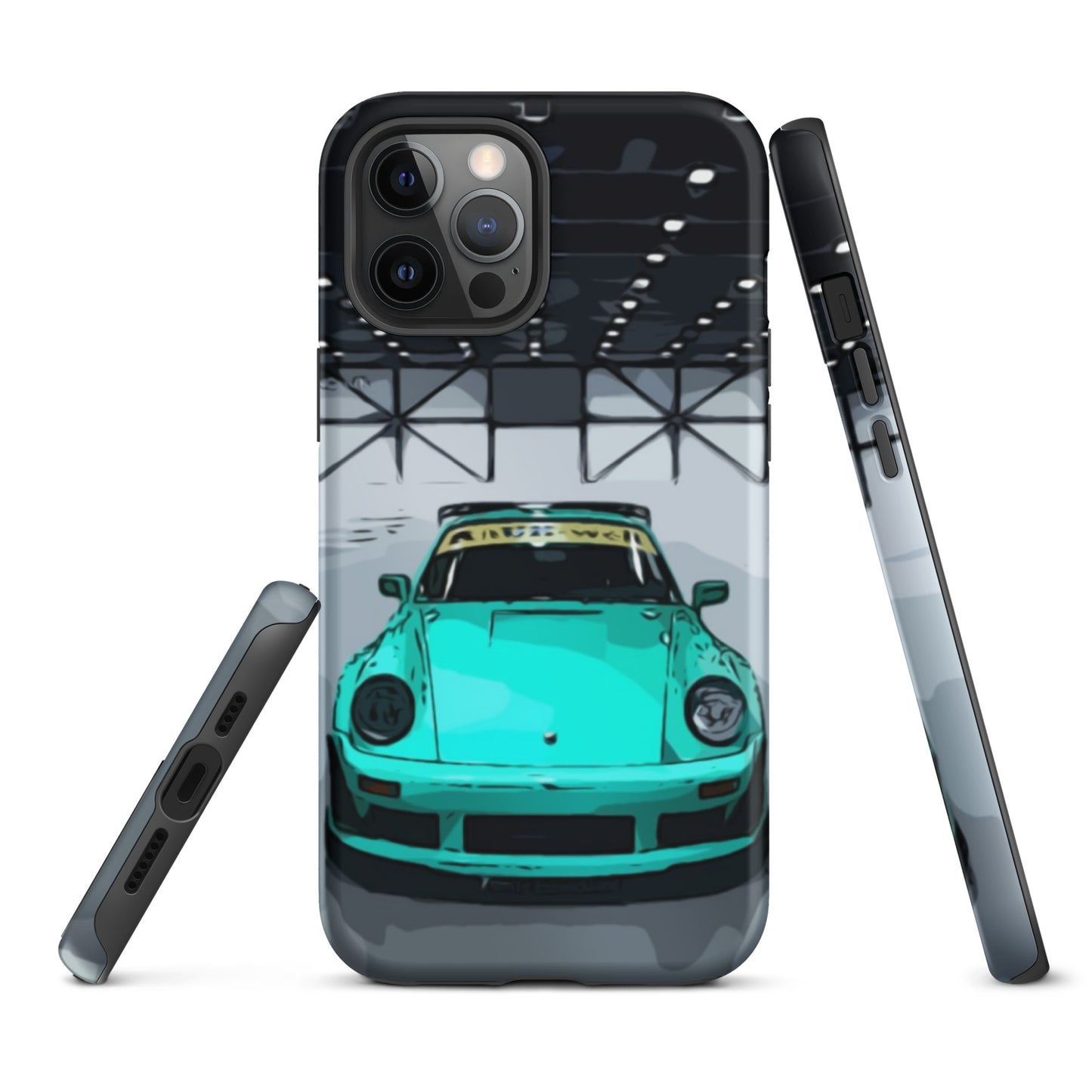 Blue RWB Porsche 911 iPhone Case