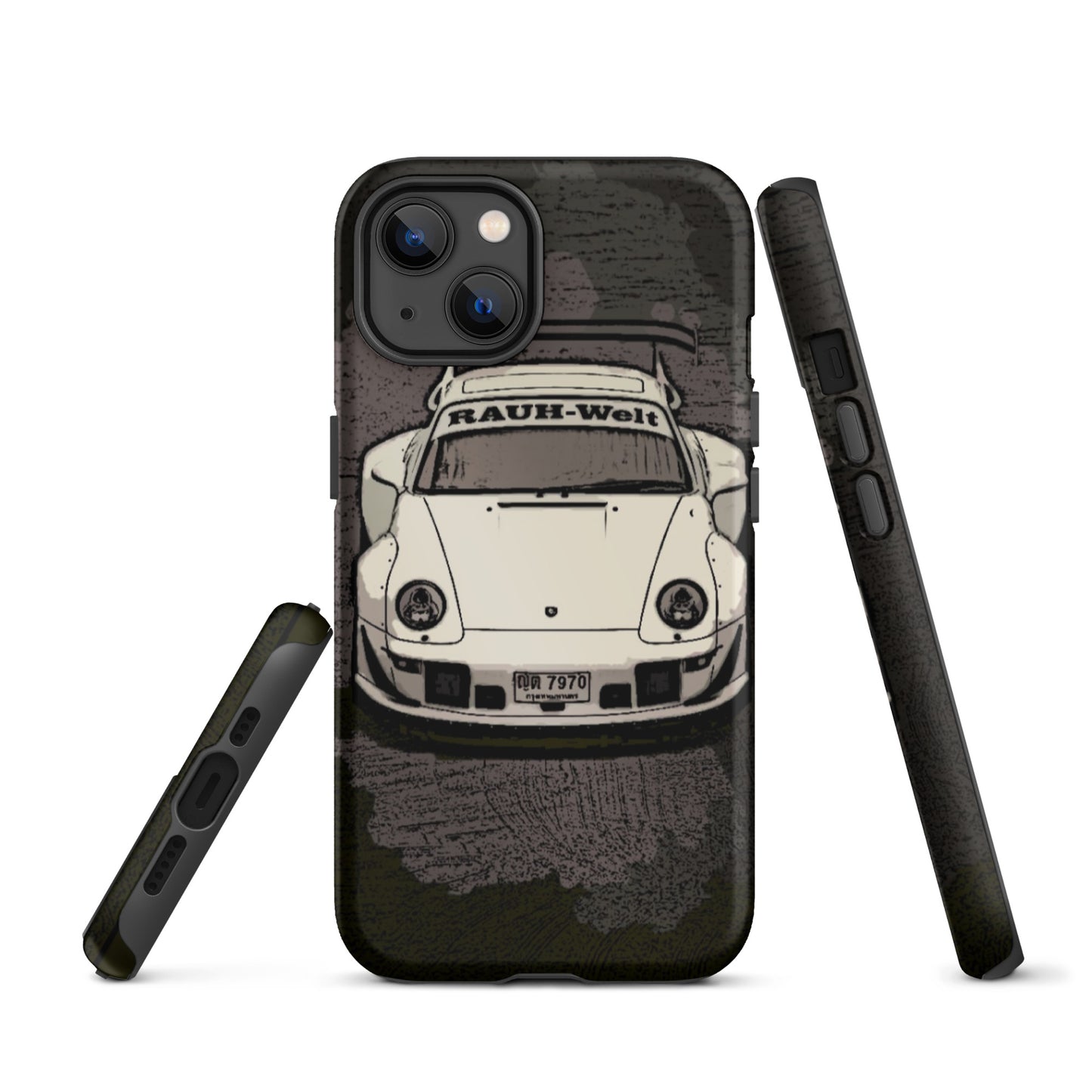 White RWB Porsche iPhone case