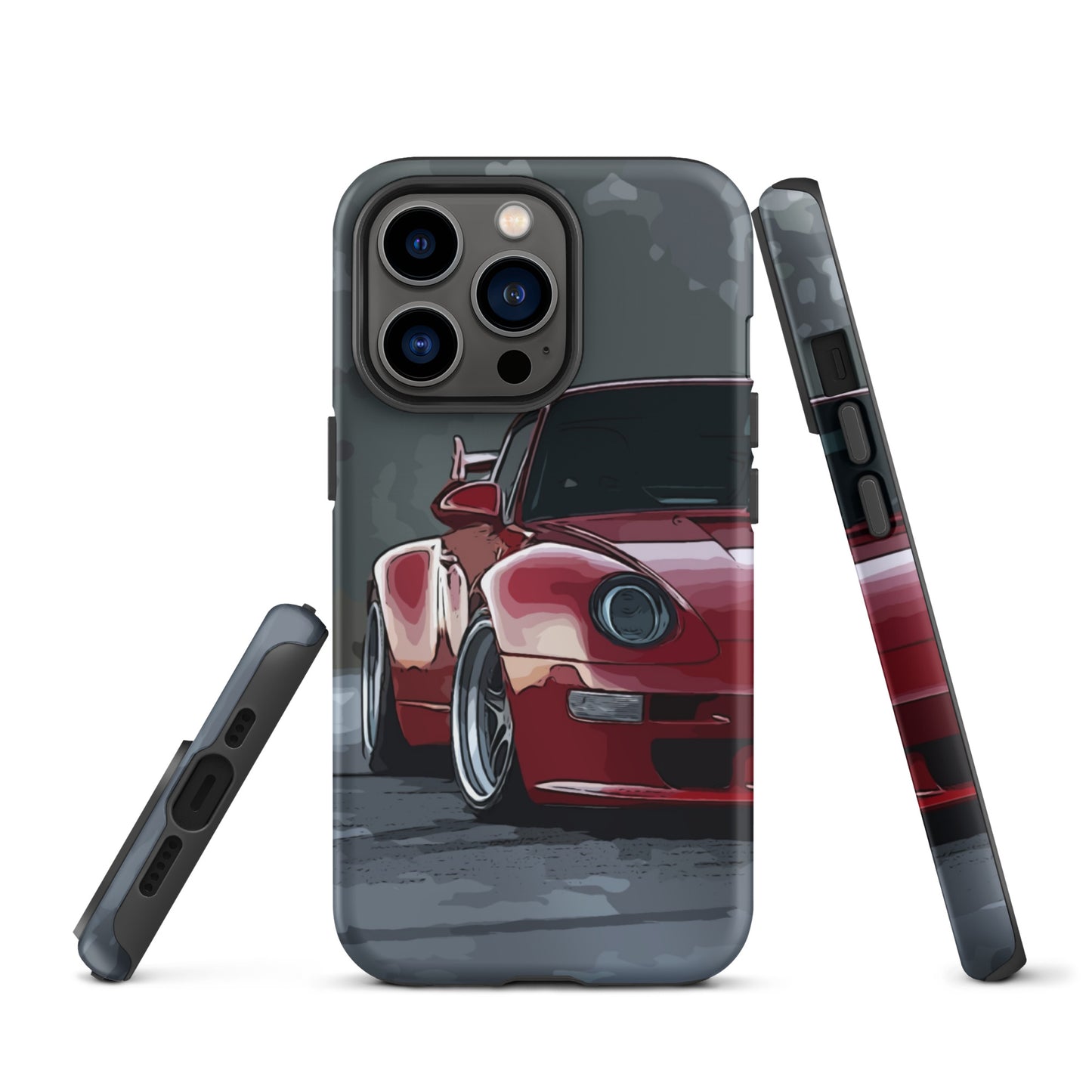 Red RWB Porsche Sidewayz Life Iphone Cases