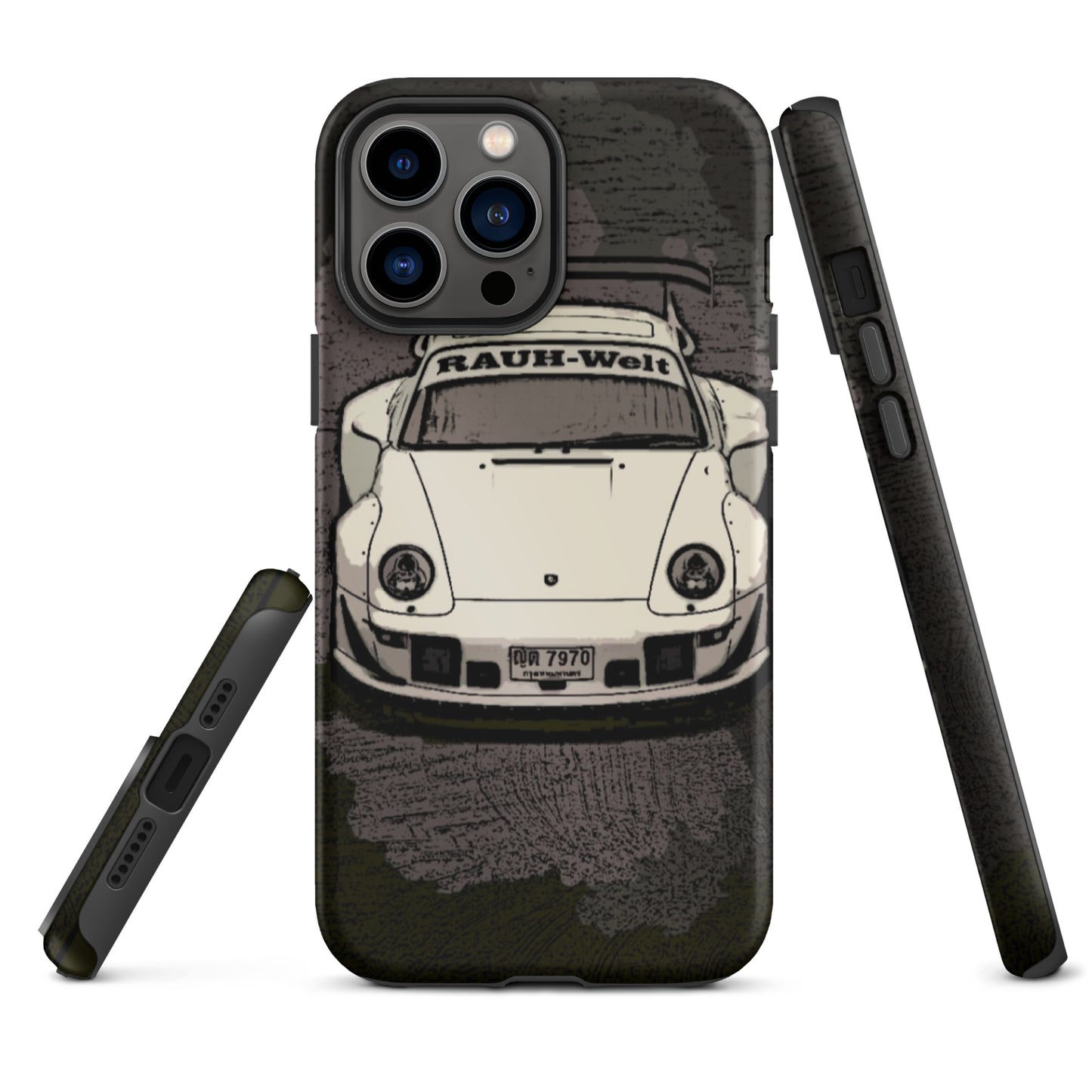 White RWB Porsche iPhone case